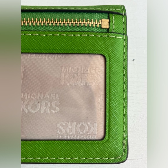 Michael Kors Lime Green Card Holder - Picture 6 of 13